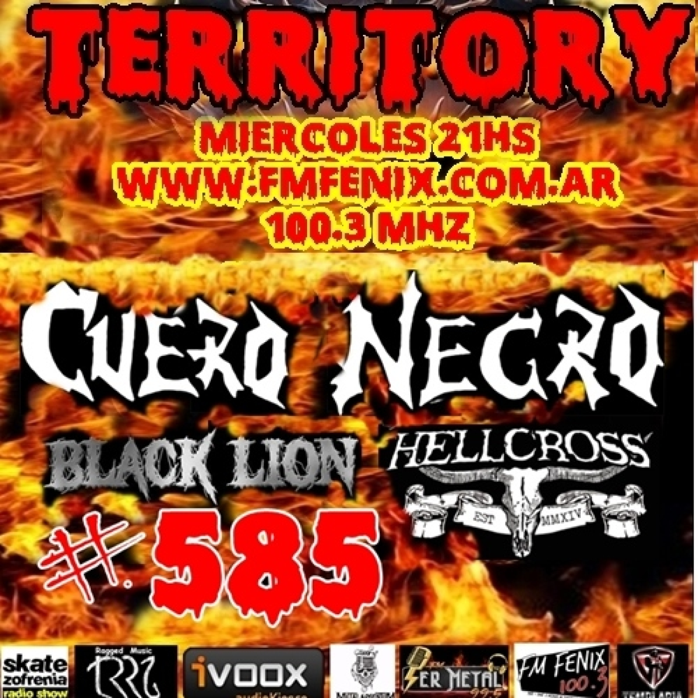TERRITORY RADIO #585 (13-05-2026) HELL CROSS BLACK LION CUERO NEGRO episode artwork