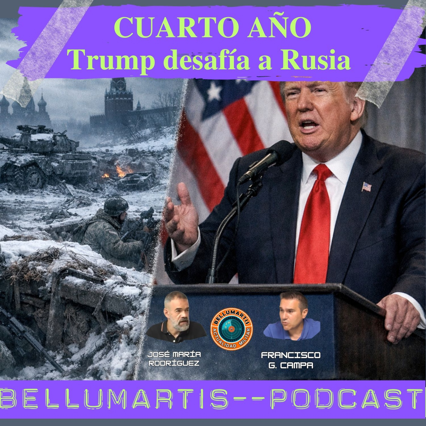 CUARTO AÑO DE GUERRA: Trump desafía a Rusia y el invierno golpea al Kremlin. FRENTE DE BATALLA