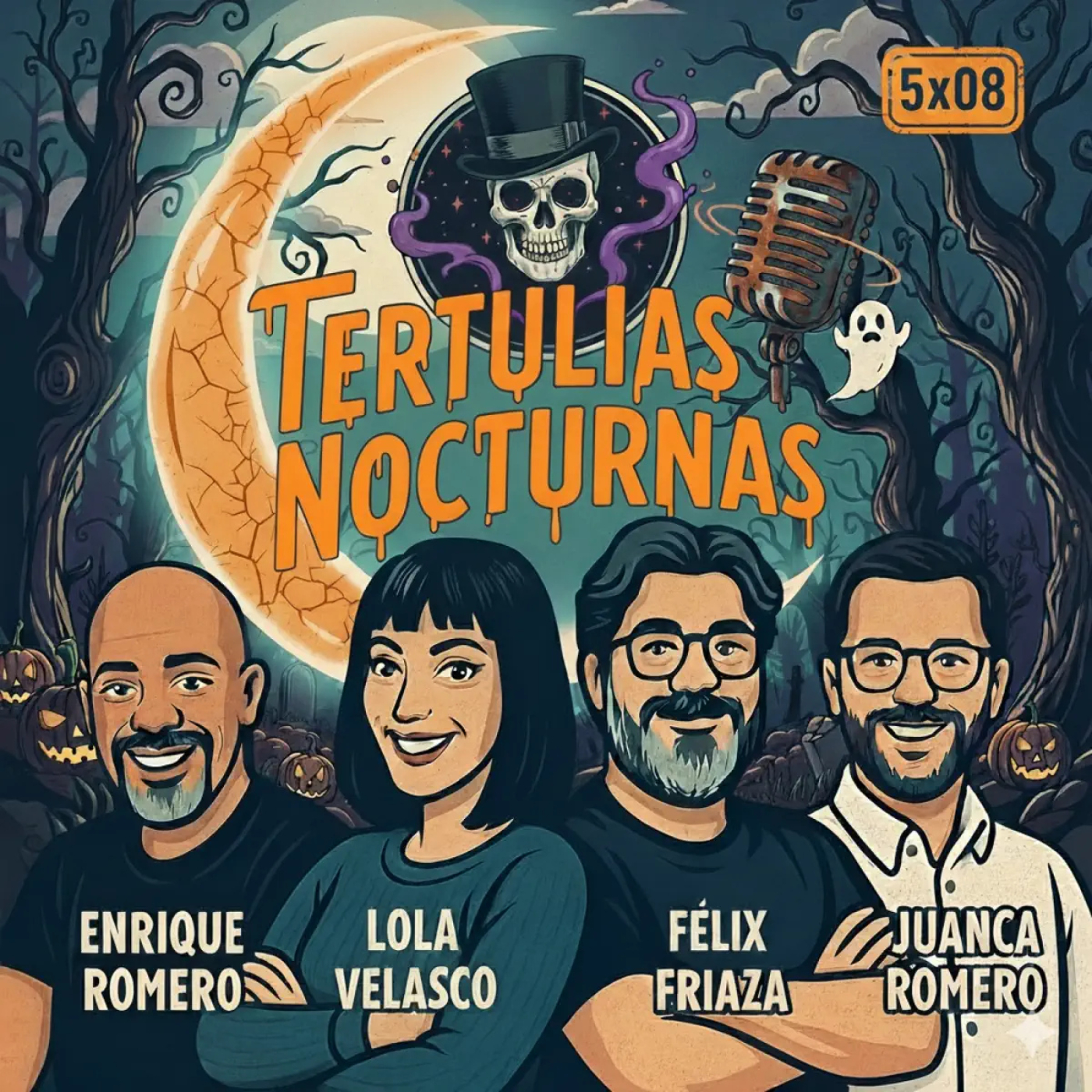 Academia de los nocturnos 5x08: Tertulias Nocturnas #2 - Halloween