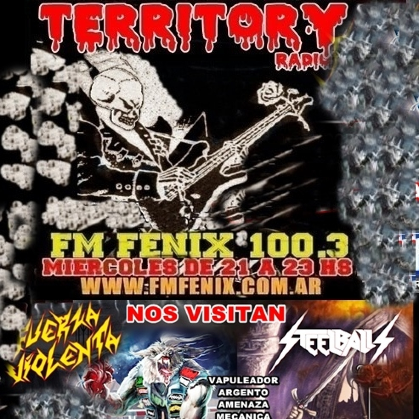TERRITORY RADIO # 381 (18-05-2022) ARGENTINA THRASH METAL - CUERVO RECORDS - STEELBALL episode artwork