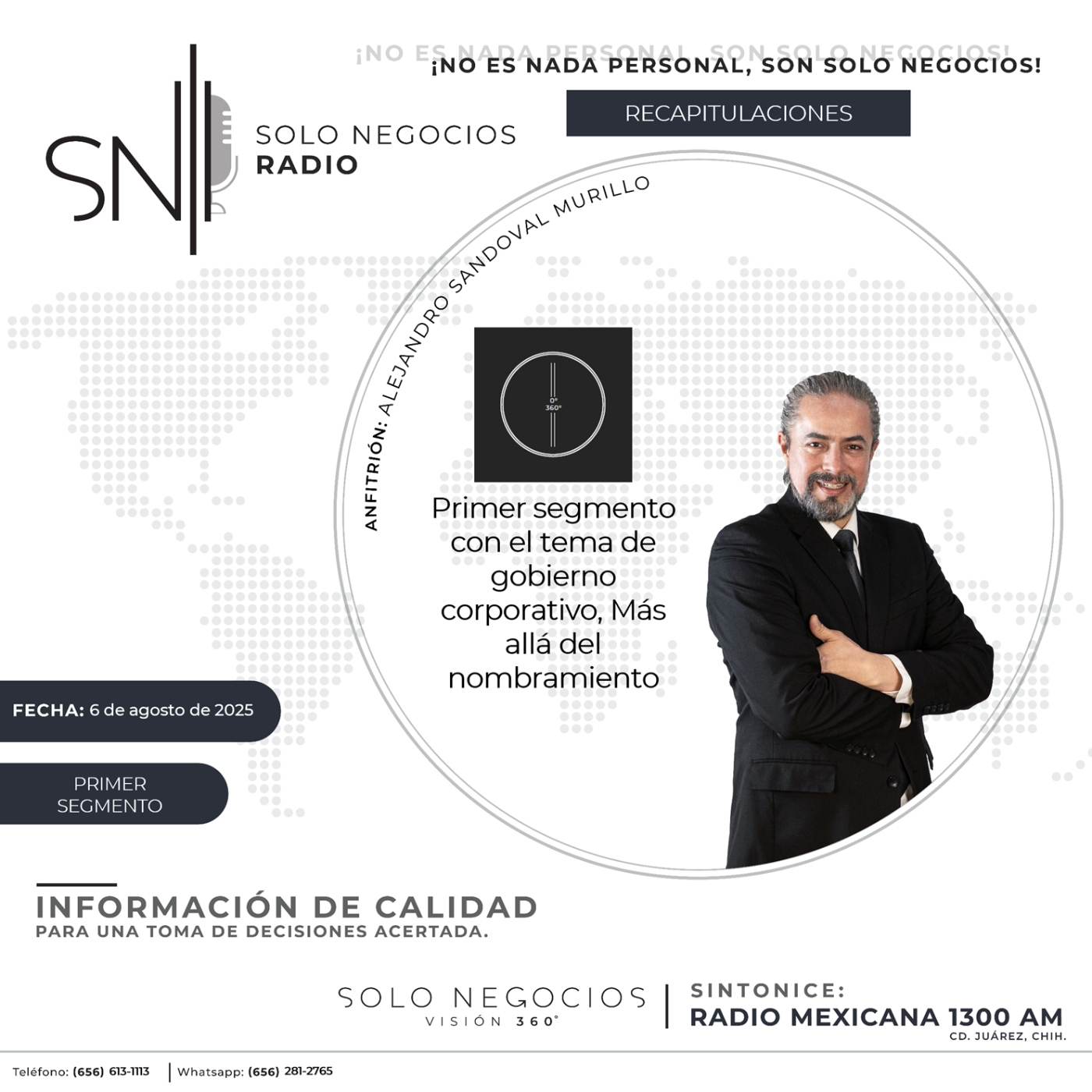 [SNR] Primer segmento de Solo Negocios Radio del 6 de agosto de 2025 episode artwork
