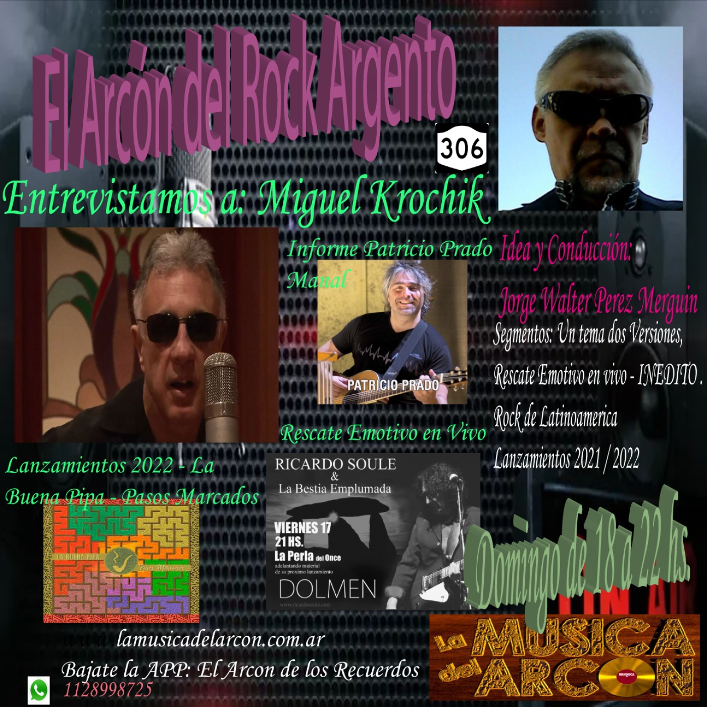 El Arcon del Rock Argento - Emision nº 306 con Miguel Krochik - 18-09-2022 episode artwork