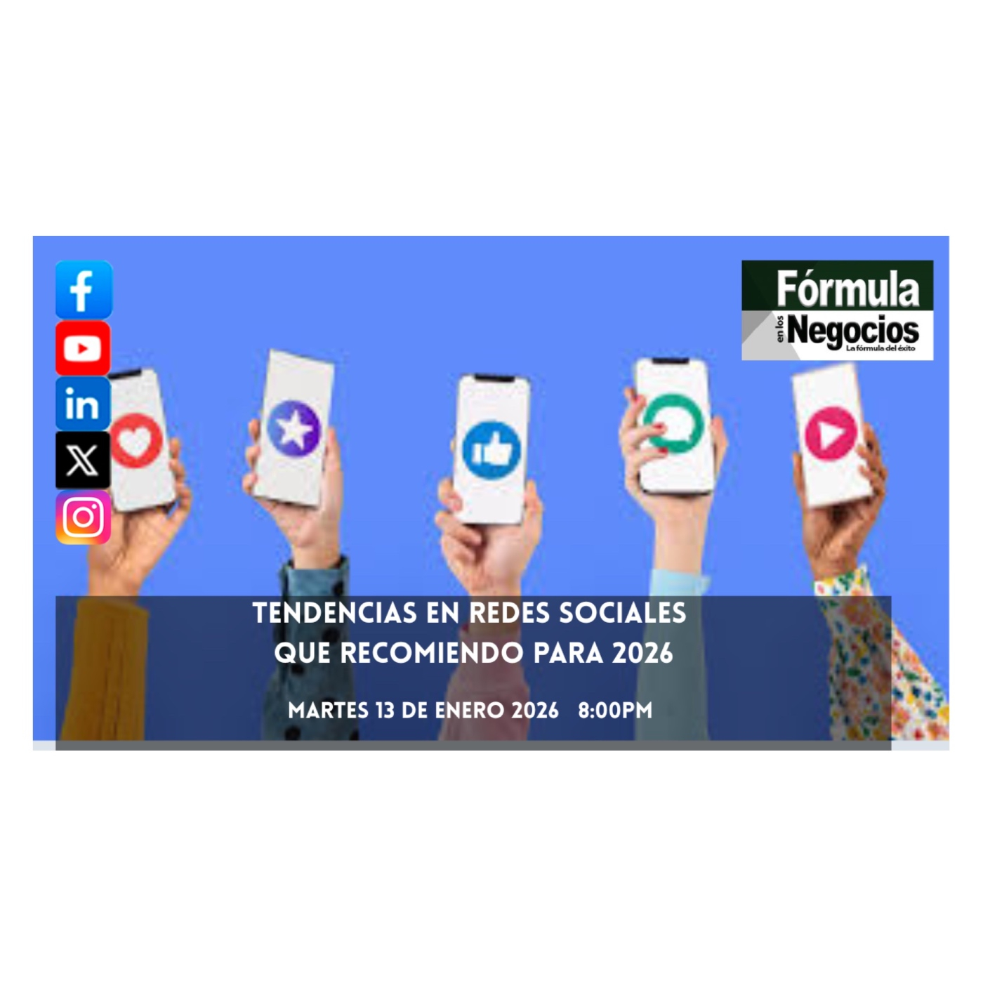 Estas son las tendencias en redes sociales que recomiendo para 2026