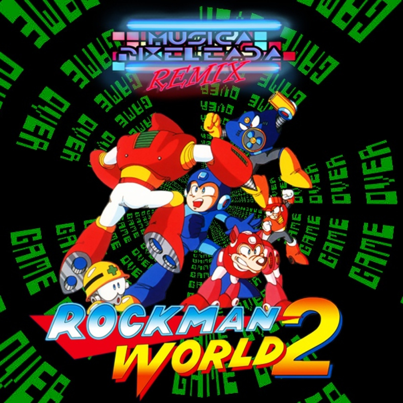 Mega Man II (Rockman World 2) (Game Boy) episode artwork