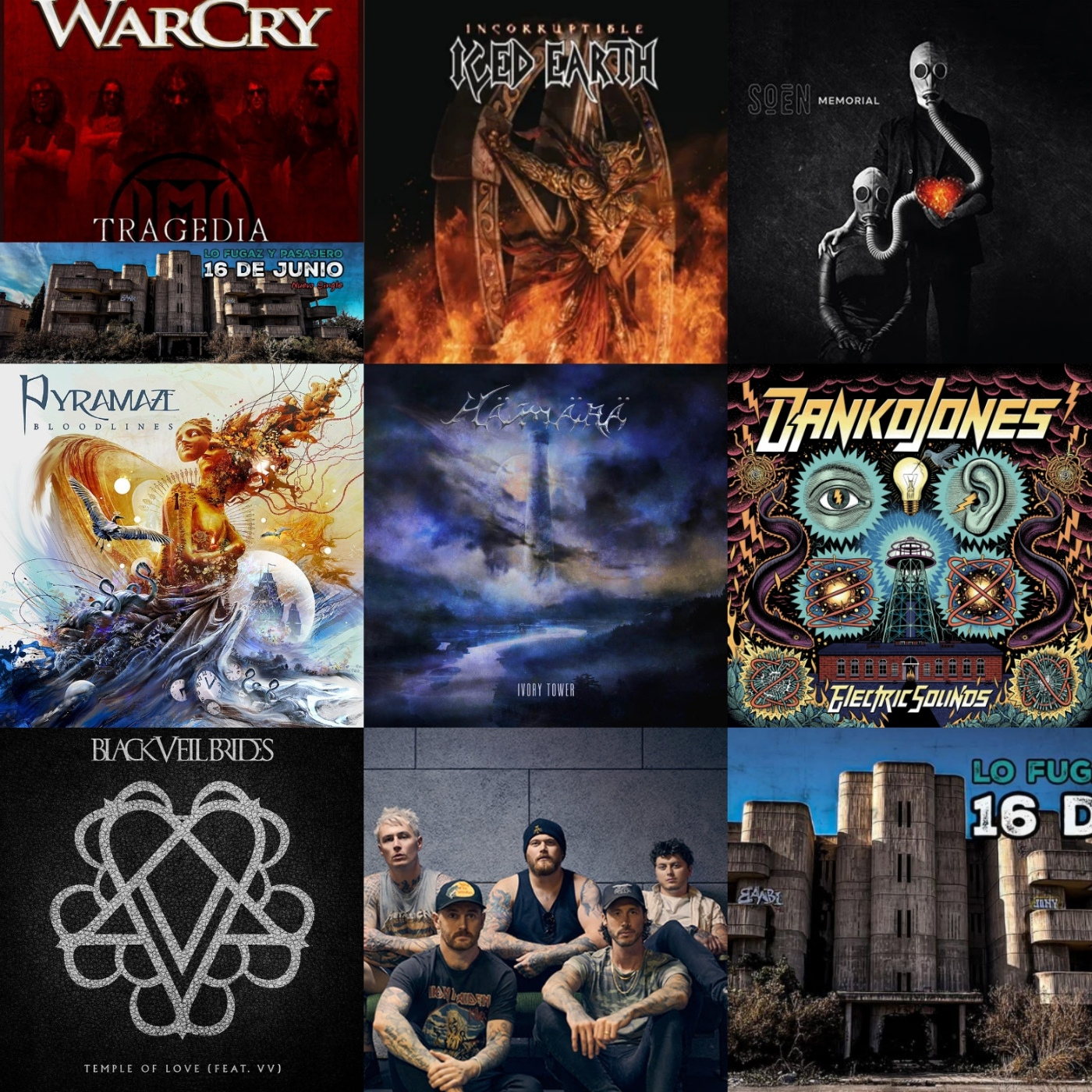 PROG 187 - Black Veil Brides, SOEN, Power Metal, Rock y Iced Earth acompañándonos de fondo episode artwork