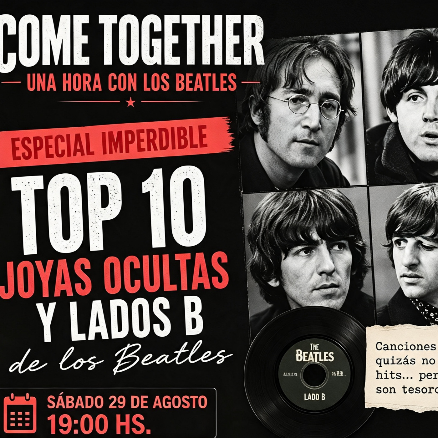 29-08-26 TOP 10 De Joyas Ocultas y Lados B episode artwork