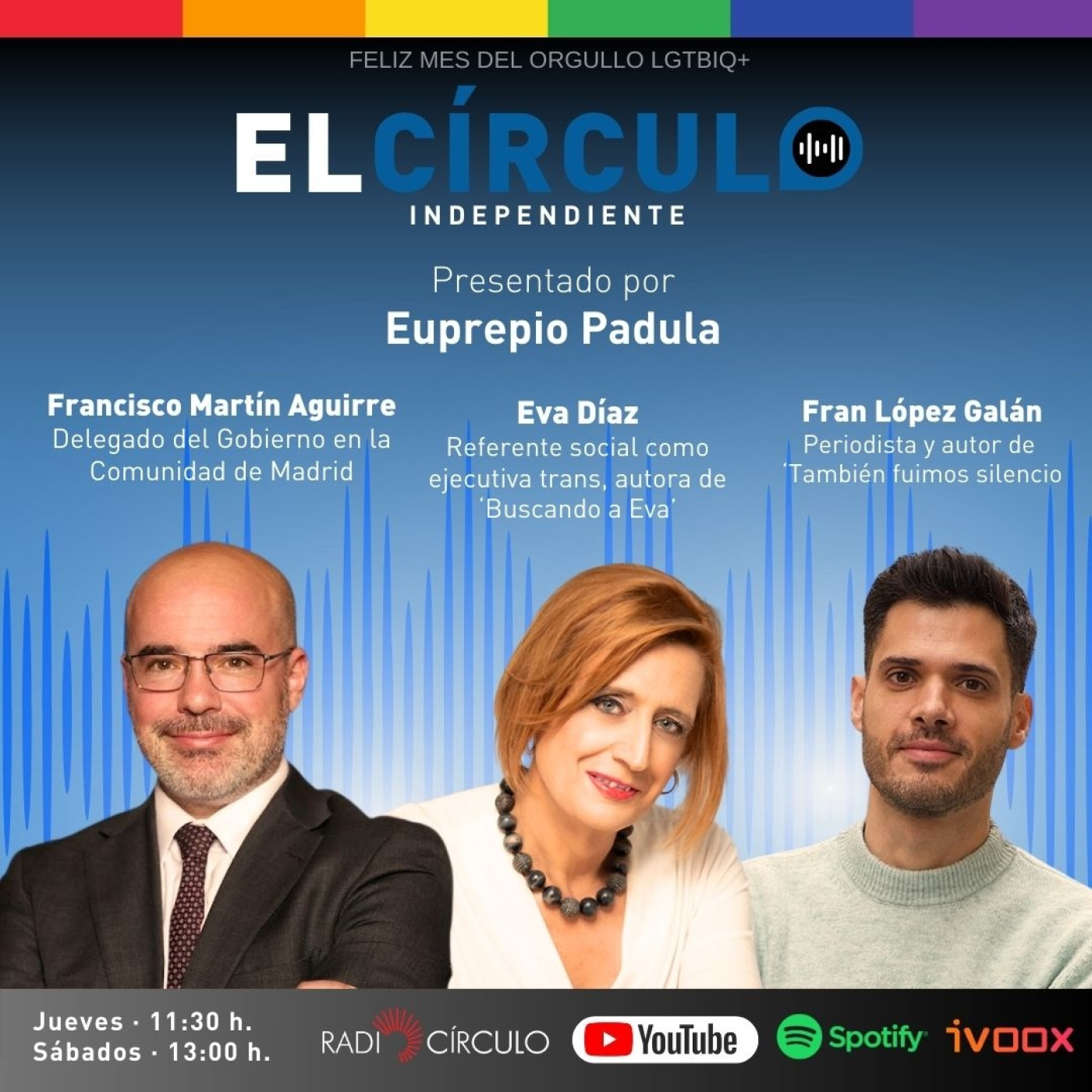 Programa 24: Delegado del Gobierno (CAM), Fran López (periodista) y Eva Díaz (referente social, ejecutiva trans) episode artwork