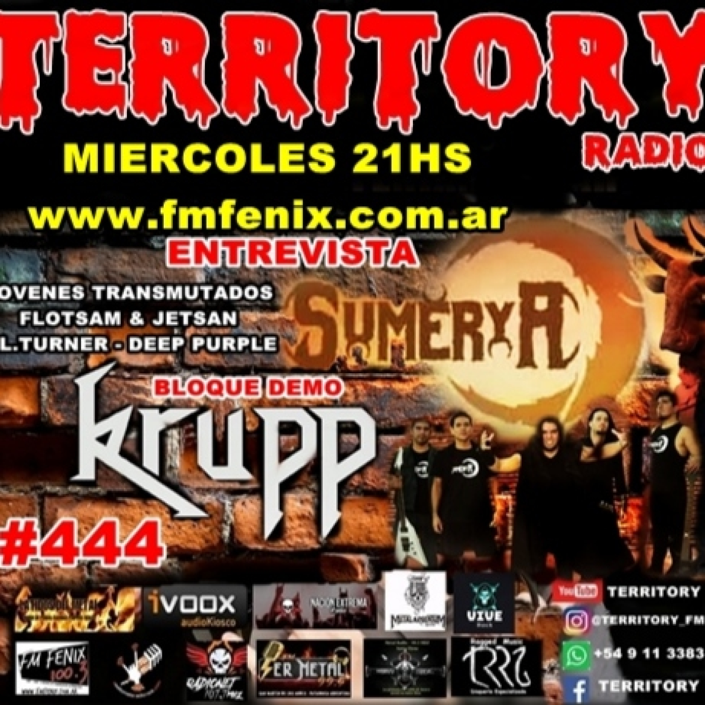 TERRITORY RADIO #444 (02-08-2023) - SUMERIA - KRUPP - JOVENES TRANSMUTADOS