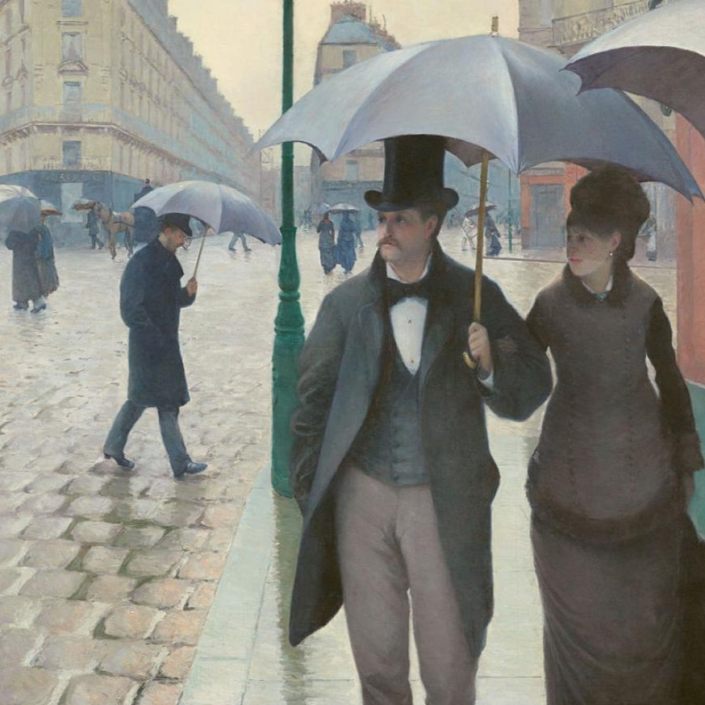 Episodio 27 (T1). Calle de París, día de lluvia. Gustave Caillebotte. episode artwork