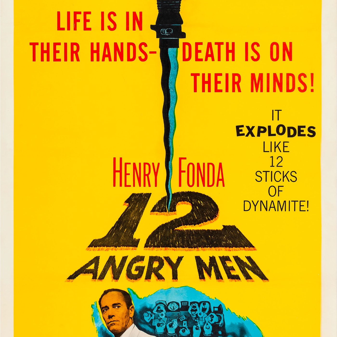 LCDL 11x10 "12 hombres sin piedad", S. Lumet, 1956.