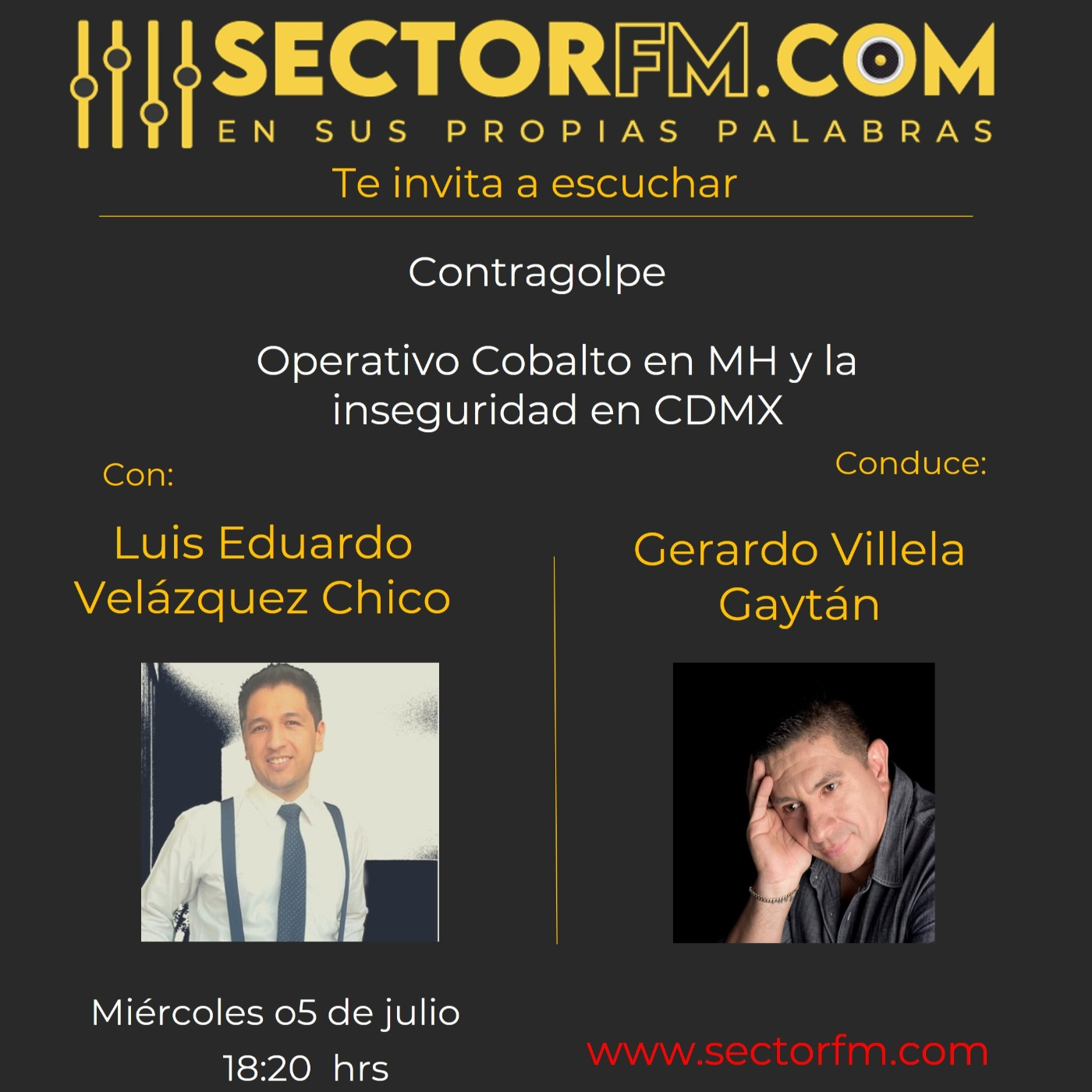 Inseguridad en la CDMX y Operativo Cobalto con Luis Velázquez 05-07-23 episode artwork