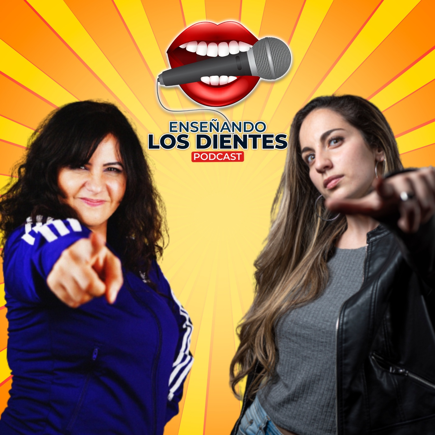 Enseñando los dientes