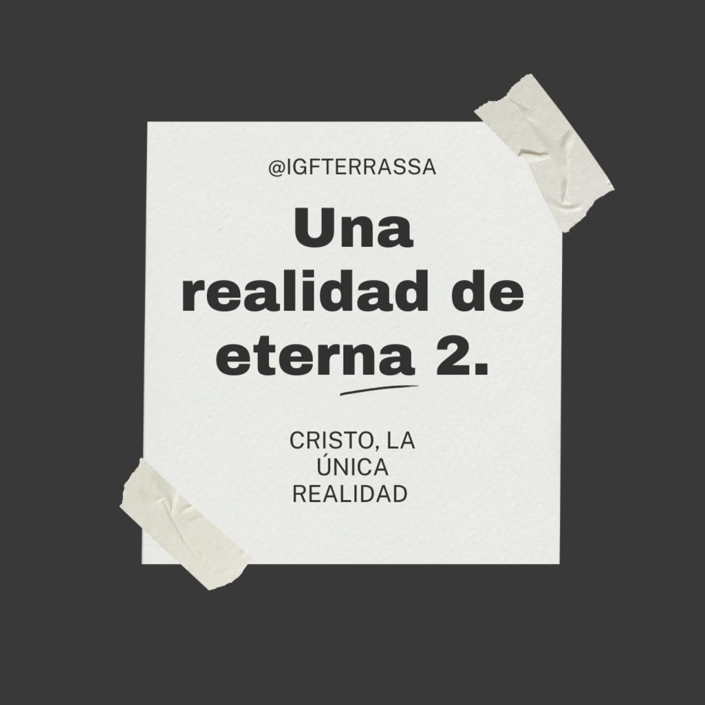 Una Realidad Eterna 2 - (Cristo La Única Realidad 4) Pastor Kenneth Solá episode artwork
