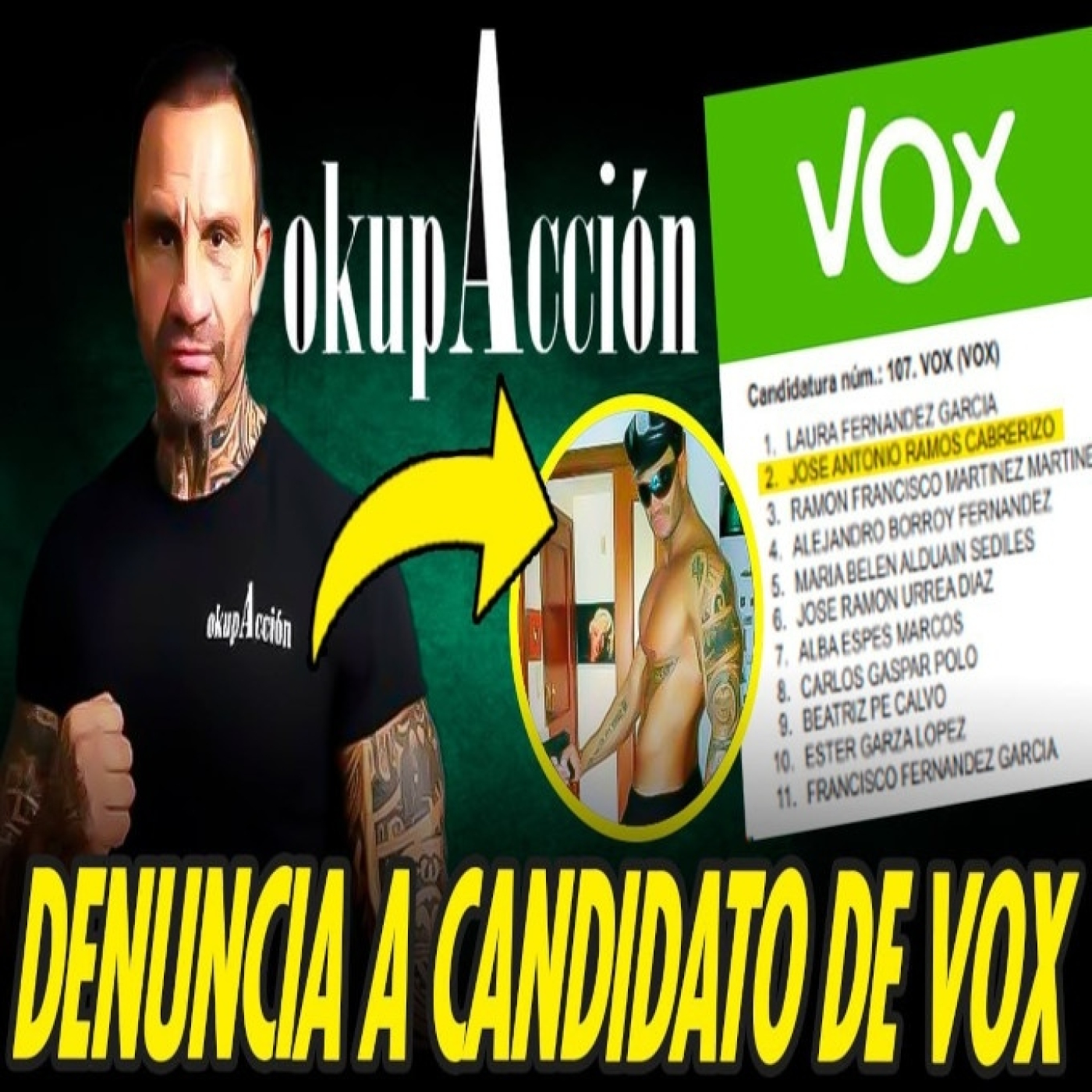 DENUNCIAN A CANDIDATO DE VOX POR ACOSAR A UNA FAMILIA CON SU EMPRESA DE DESOKUPACIÓN