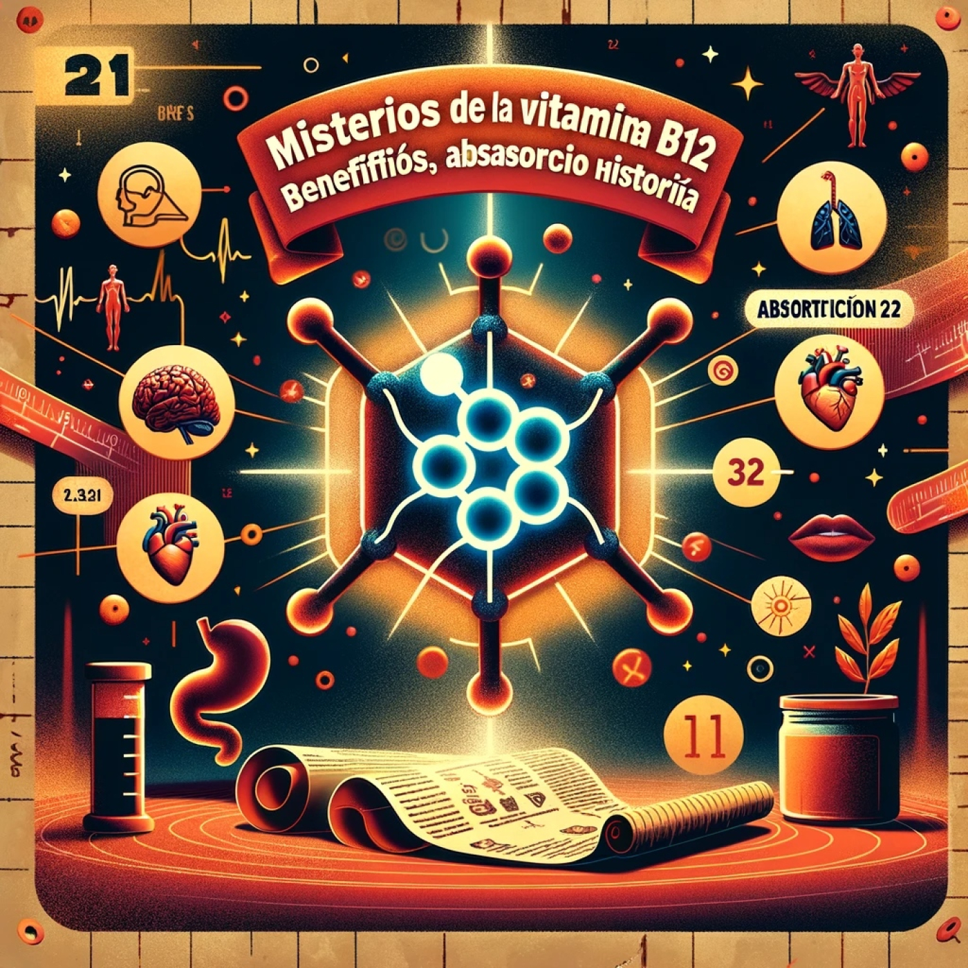 MISTERIOS de la VITAMINA B12: Beneficios, Absorción y Su Impactante Historia episode artwork