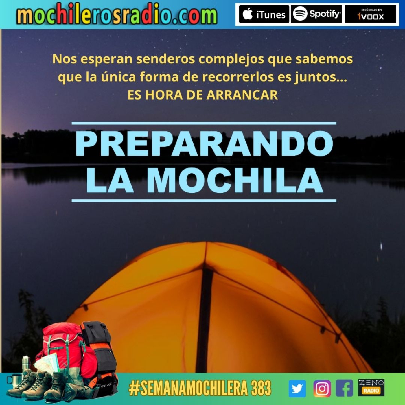 Mochileros 383 - 16 de Febrero de 2024 episode artwork