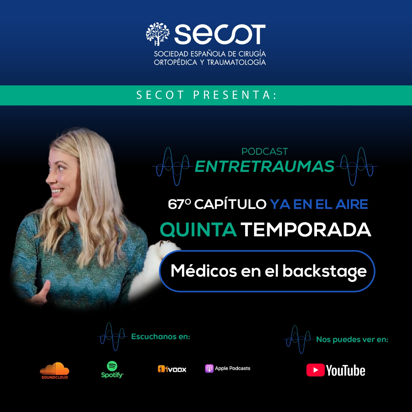 Médicos en el backstage