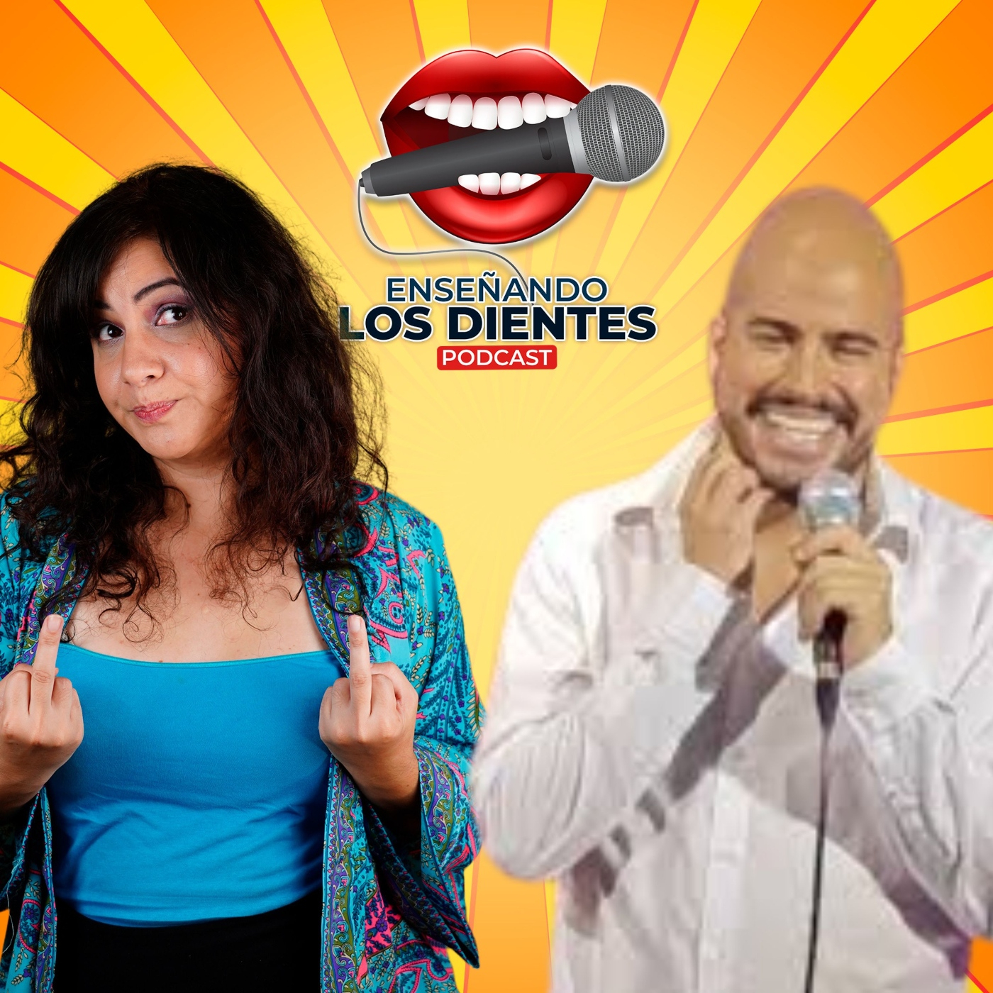 Enseñando los dientes