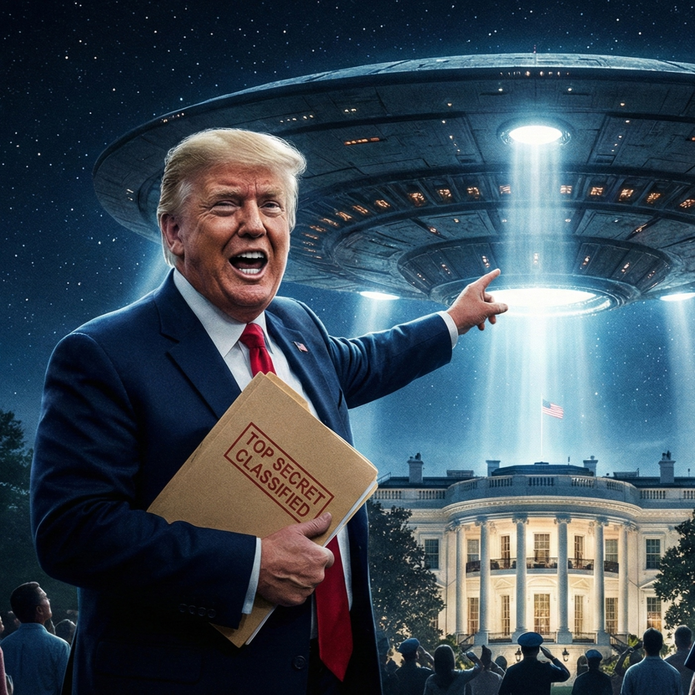 ¡Jaque Mate al Pentágono! Trump Ordena la Desclasificación Total de los Archivos Extraterrestres