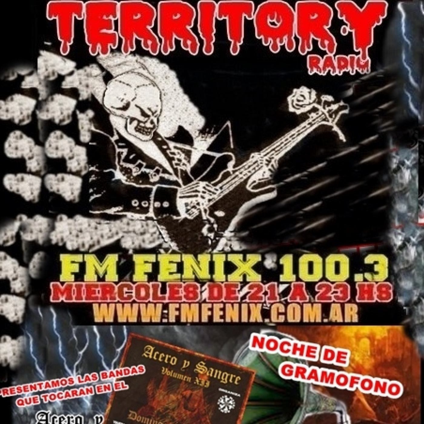 TERRITORY RADIO # 376 - (13-04-2022) ARG. THRASH METAL - NOCHE DE GRAMOFOMO episode artwork