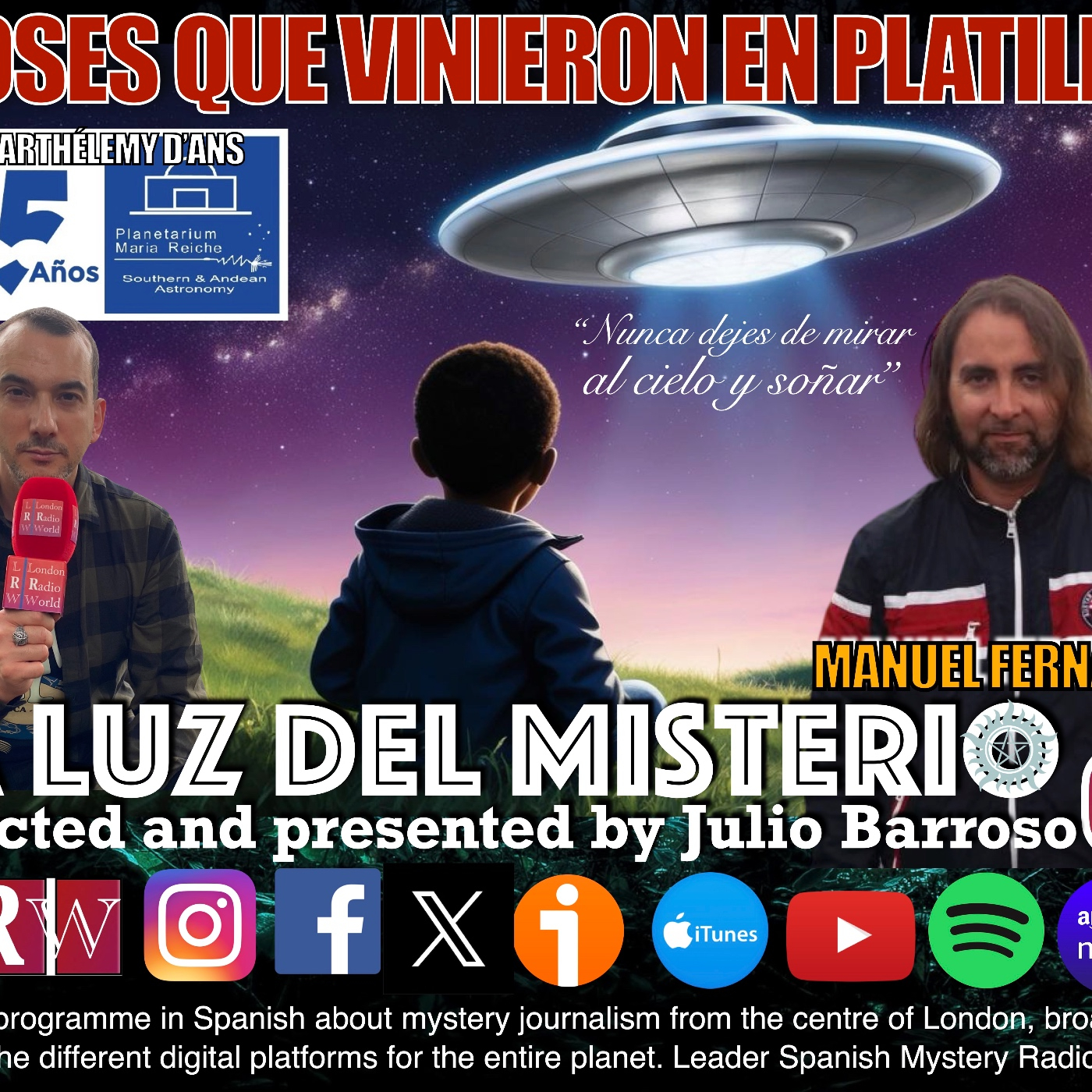 Los dioses que vinieron en platillos volantes con Manuel Fernández Muñoz