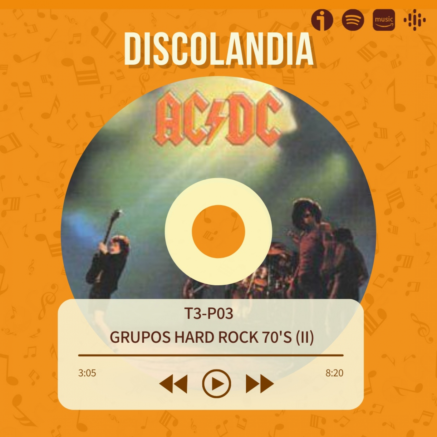 Discolandia: Grupos Hard Rock 70's (II) - T03-P03 episode artwork