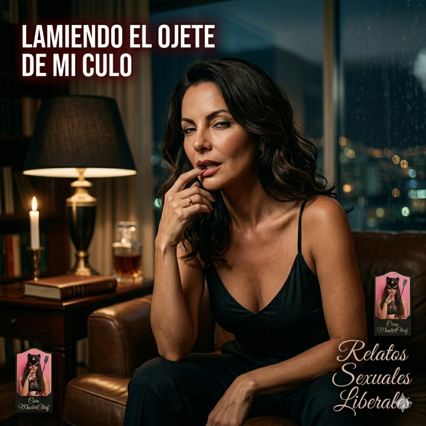 Lamiendo el ojete de mi culo.