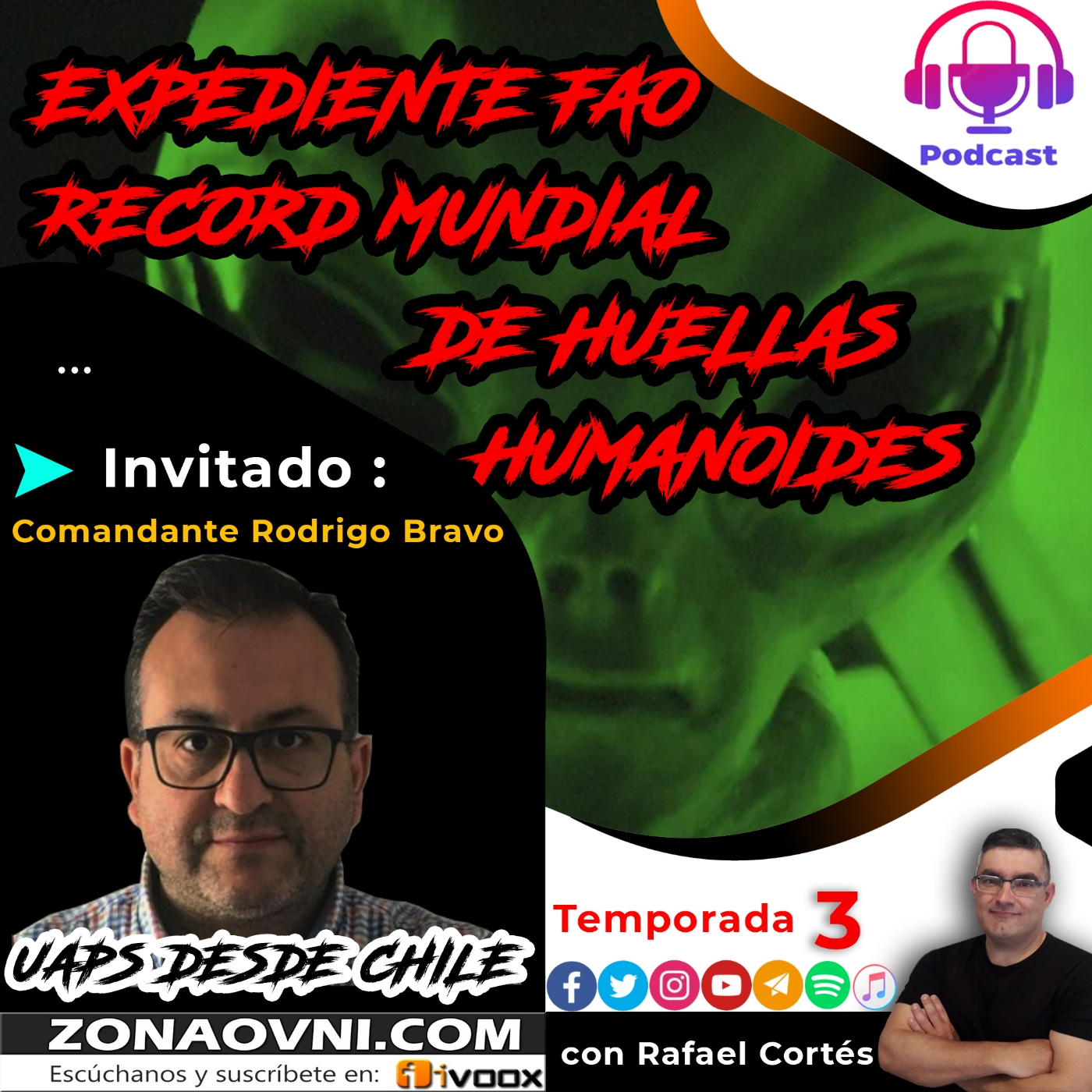 3X16 : UAPS desde Chile con el Comandante Rodrigo Bravo Garrido - Episodio exclusivo para mecenas episode artwork