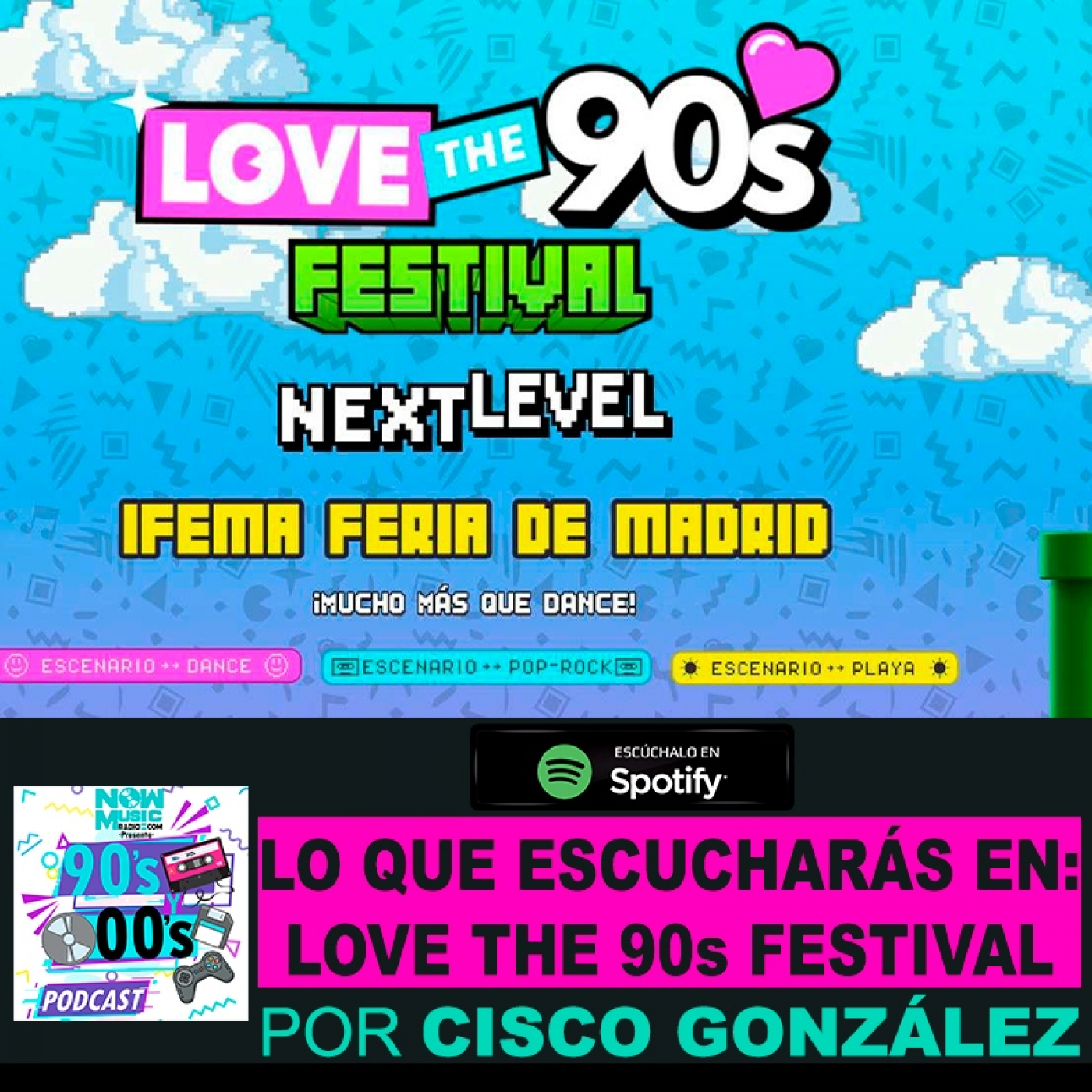 Lo que escucharás en "Love the 90s Festival"