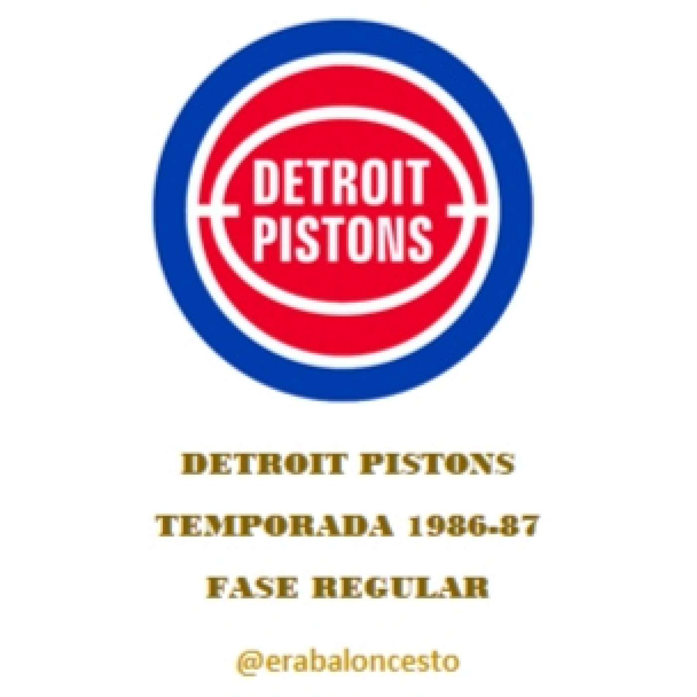 Era baloncesto - NBA 1987 (13) - Detroit Pistons