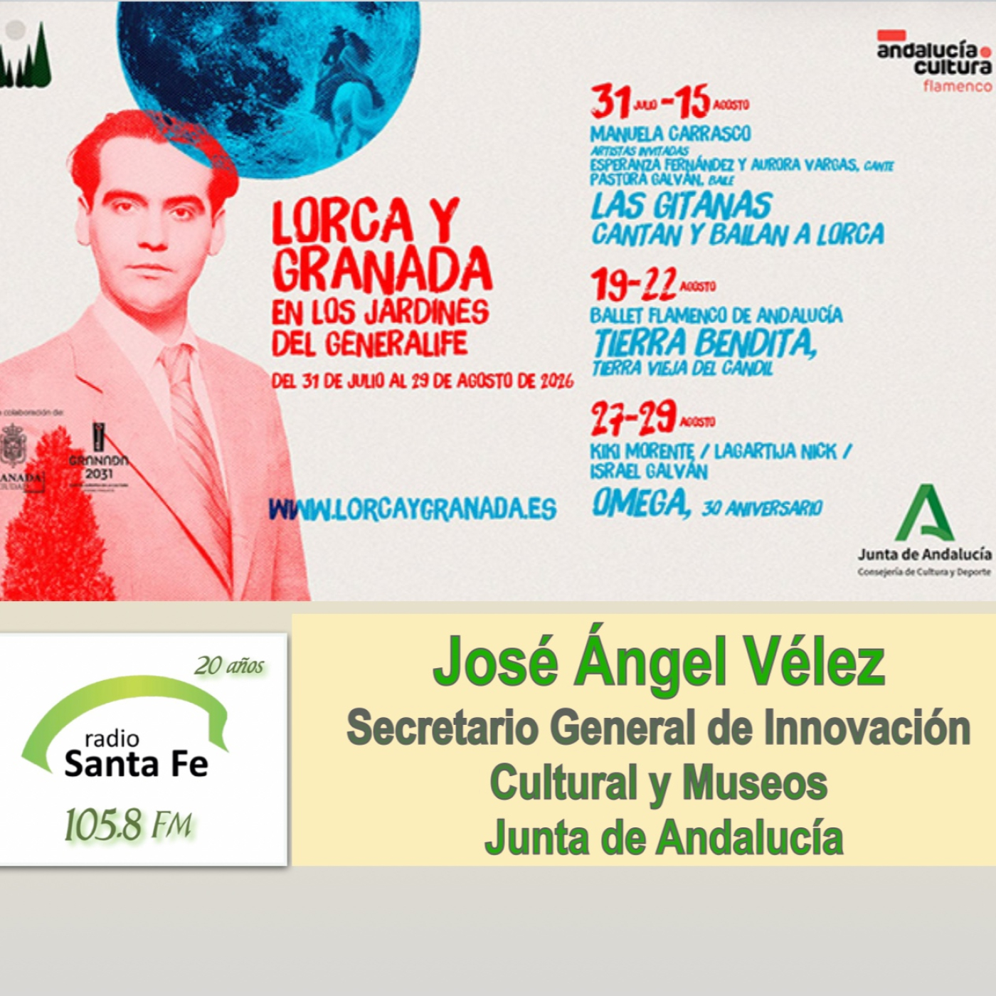 LND XXV Lorca y Granada en los Jardines del Generalife 7 JUL 2026 episode artwork