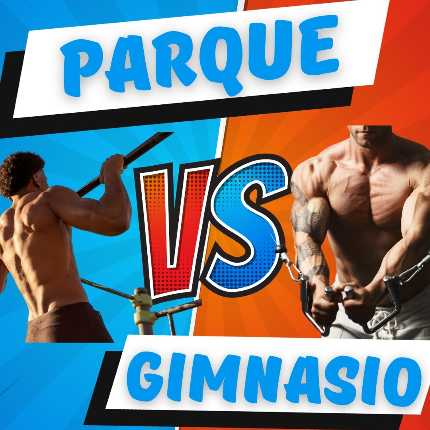 GIMNASIO vs ENTRENAR EN EL PARQUE al AIRE LIBRE