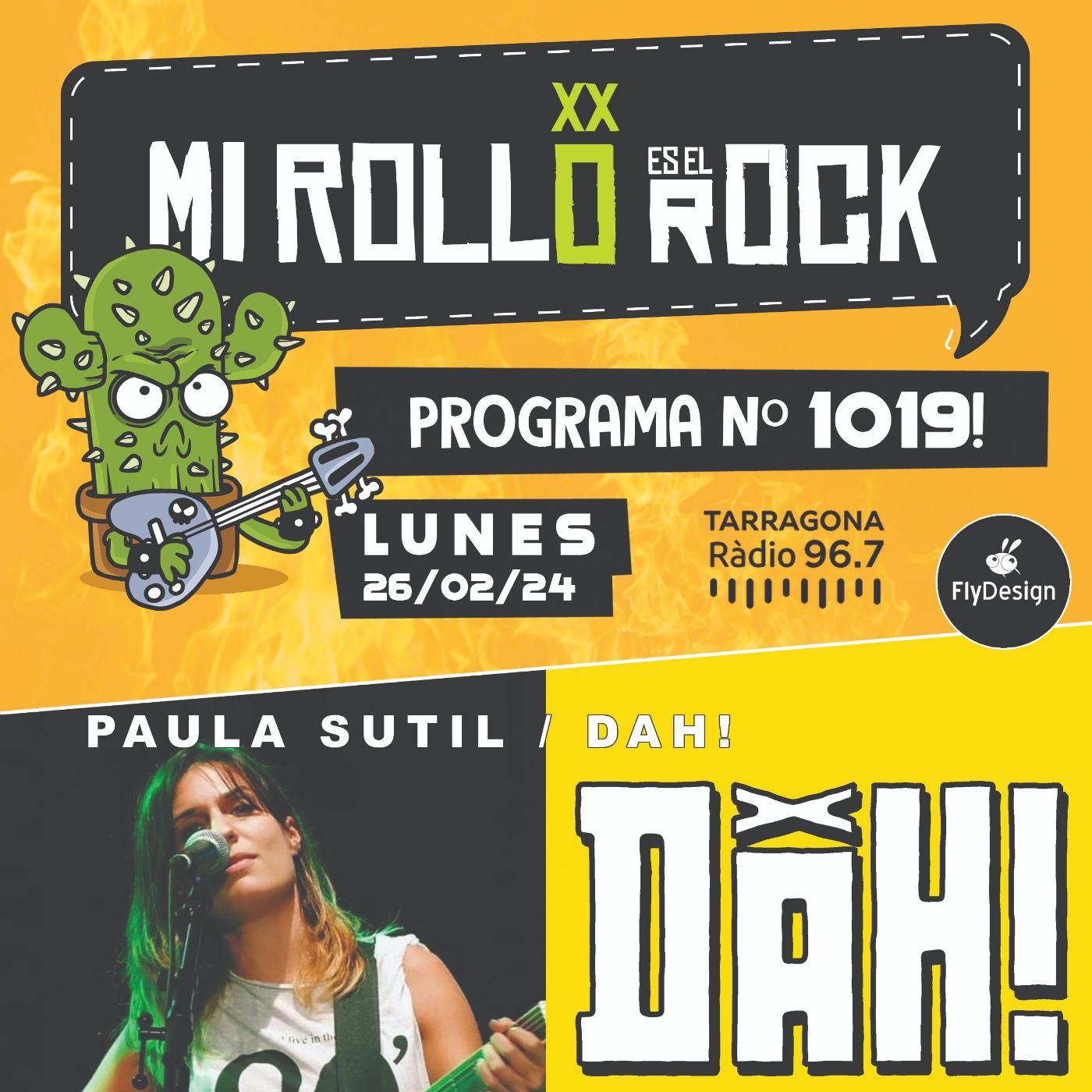 PAULA SUTIL y DÀH! en el MI ROLLO ES EL ROCK 1019 episode artwork