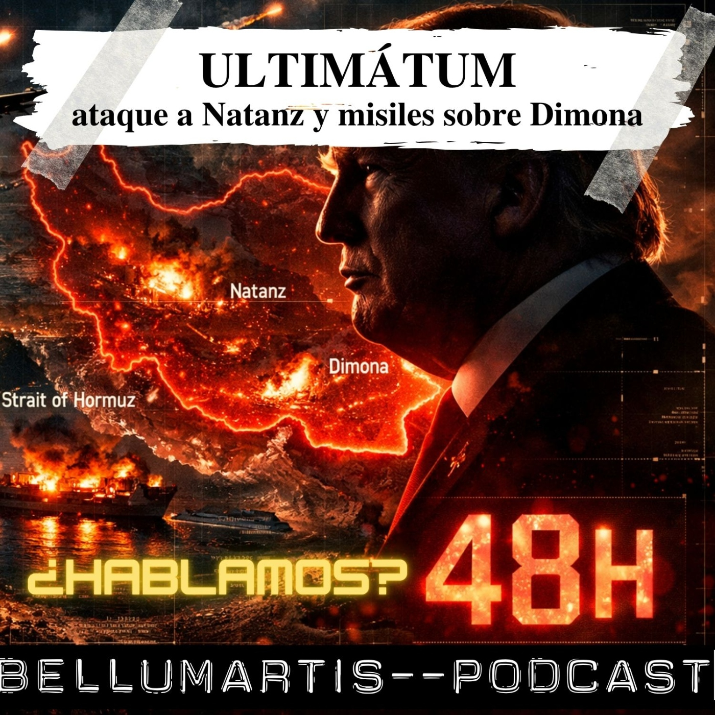 ÚLTIMA HORA IRÁN: IRÁN AL BORDE DEL COLAPSO: Ultimátum de 48h, ataque a Natanz y misiles sobre Dimona