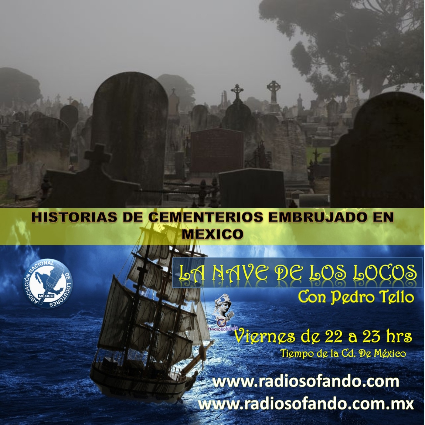 La Nave de los Locos_HISTORIAS DE CEMENTERIOS EMBRUJADO EN MÉXICO_19-07-24 episode artwork