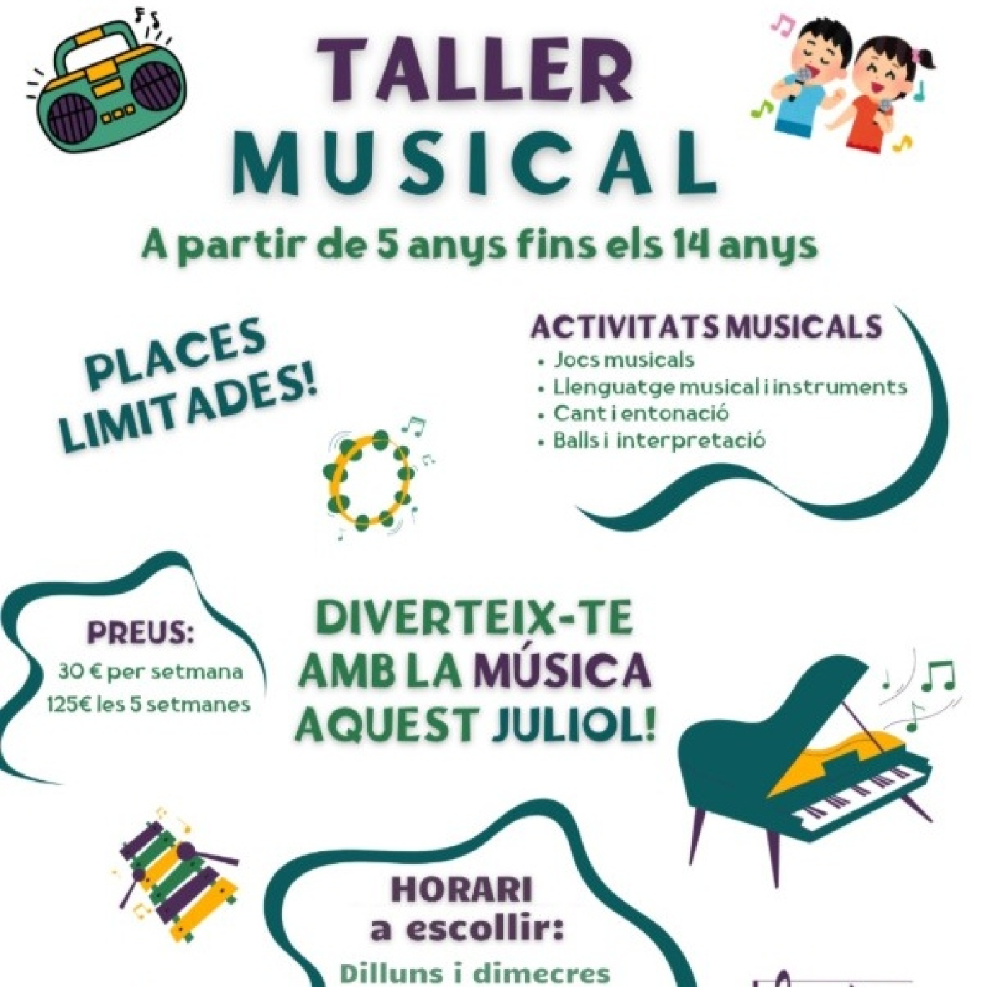 L'Espai Biomsouls oferirà un Taller Musical durant el mes de juliol episode artwork