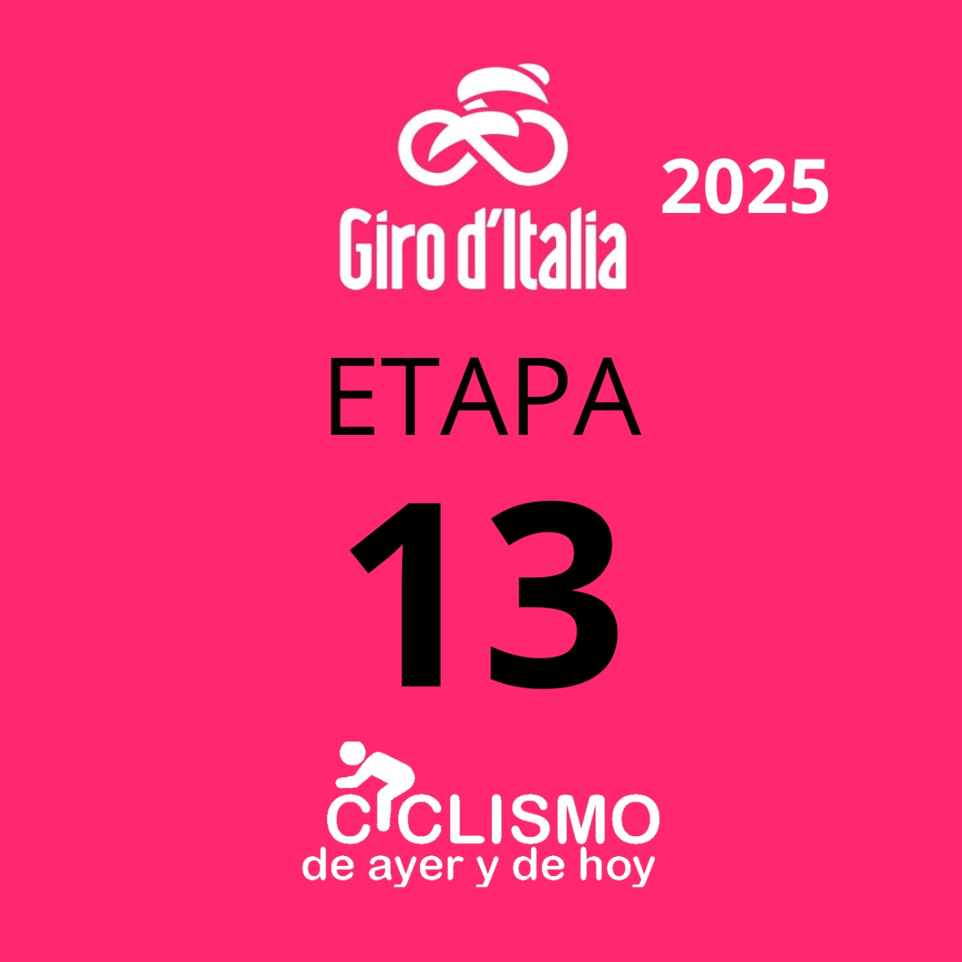 Giro de Italia 2025 - Etapa 13 - Ciclismo de Ayer y de Hoy episode artwork