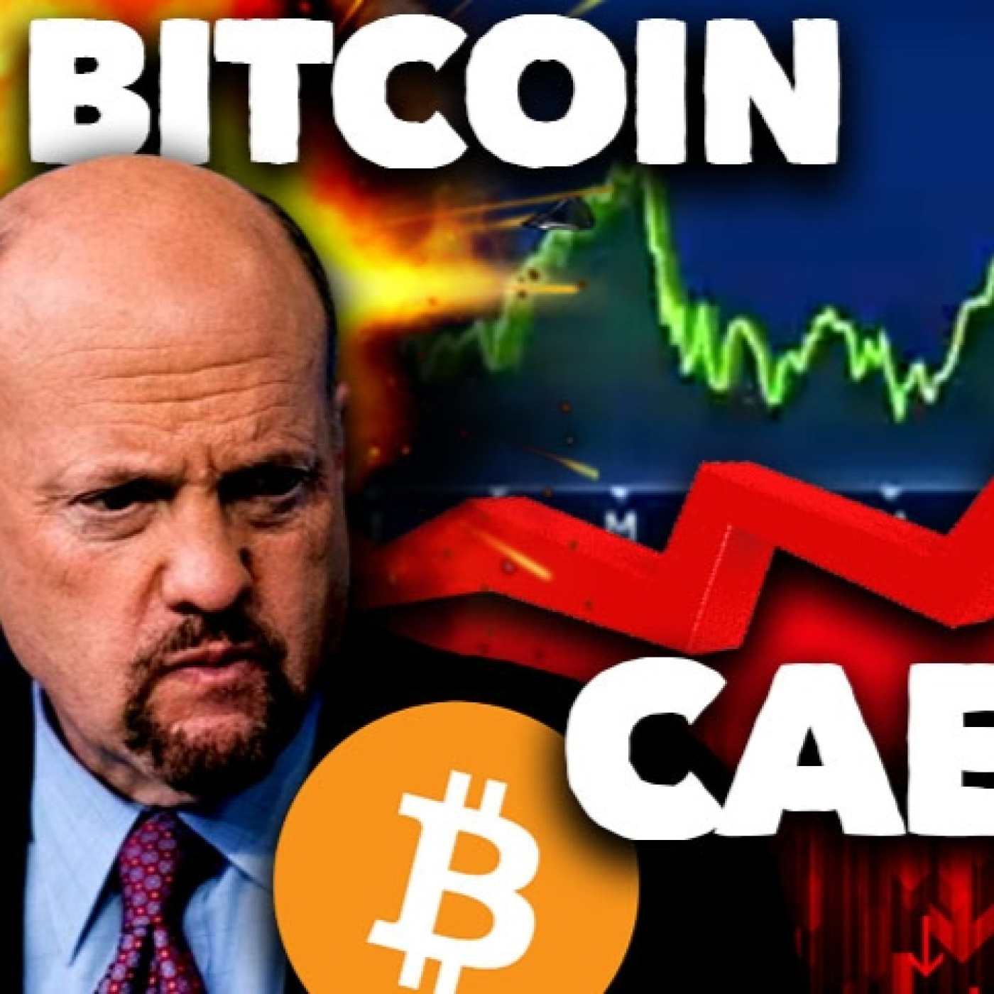 ¡BITCOIN en CAÍDA LIBRE! - 94.8% Holders INMÓVILES y Cramer augura más DESCENSO! ¿Qué está pasando?