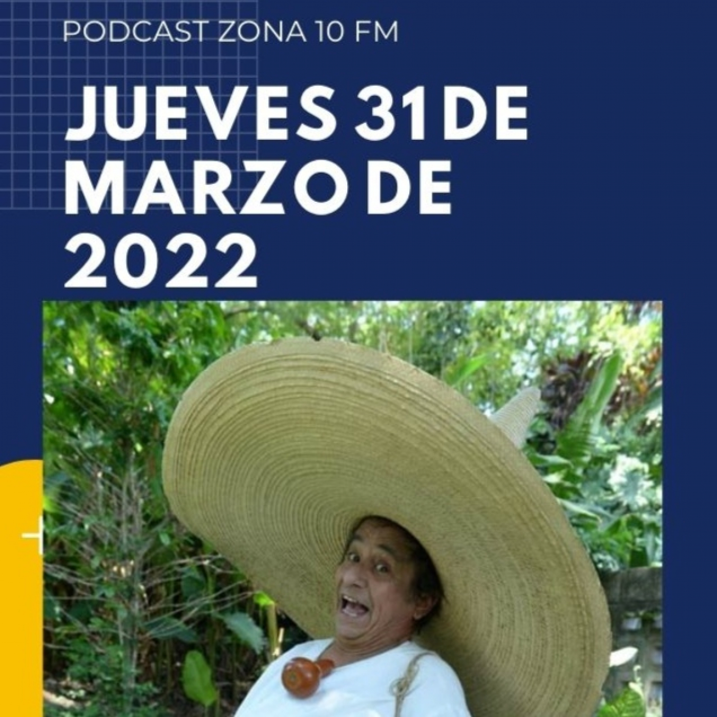 Programa zona 10 fm 31 de marzo de 2022- "Entrevista con el Cipitío" episode artwork