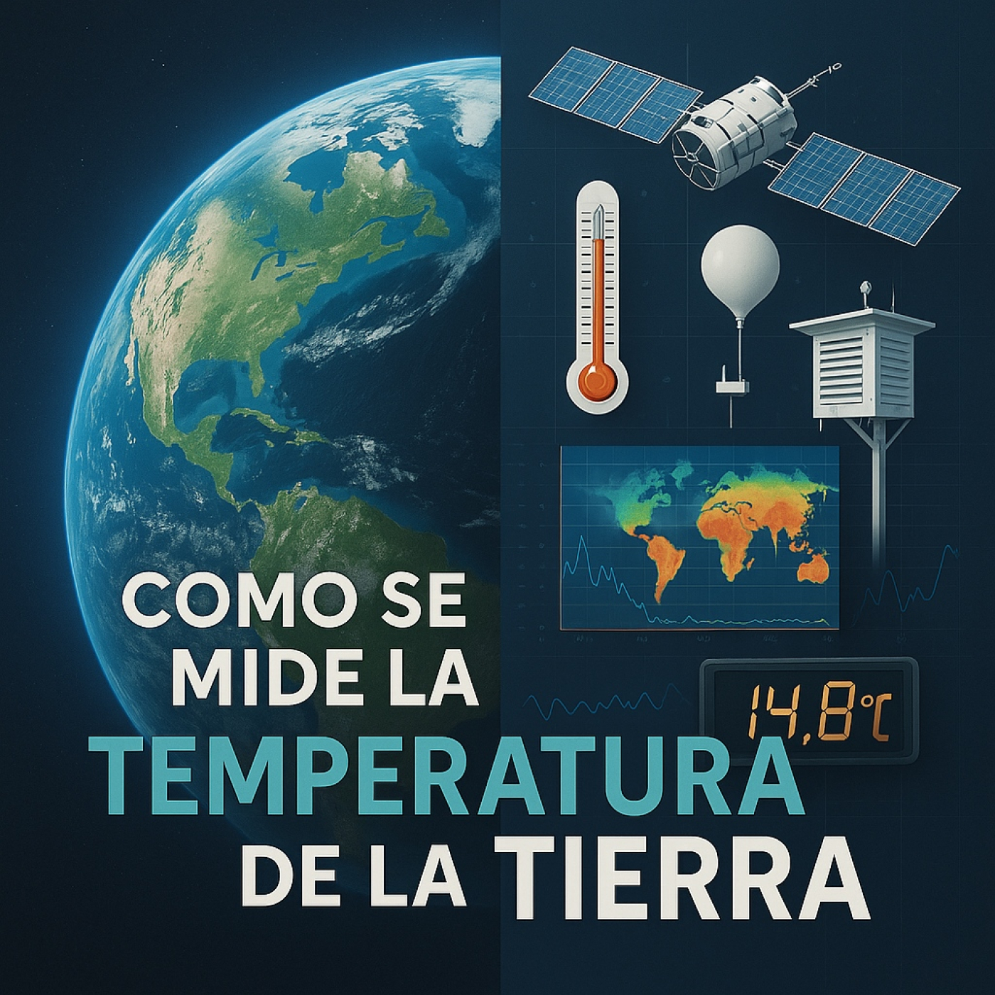 Cómo se mide la temperatura de la Tierra: Historia, métodos y desafíos de un número que define nuestro clima episode artwork