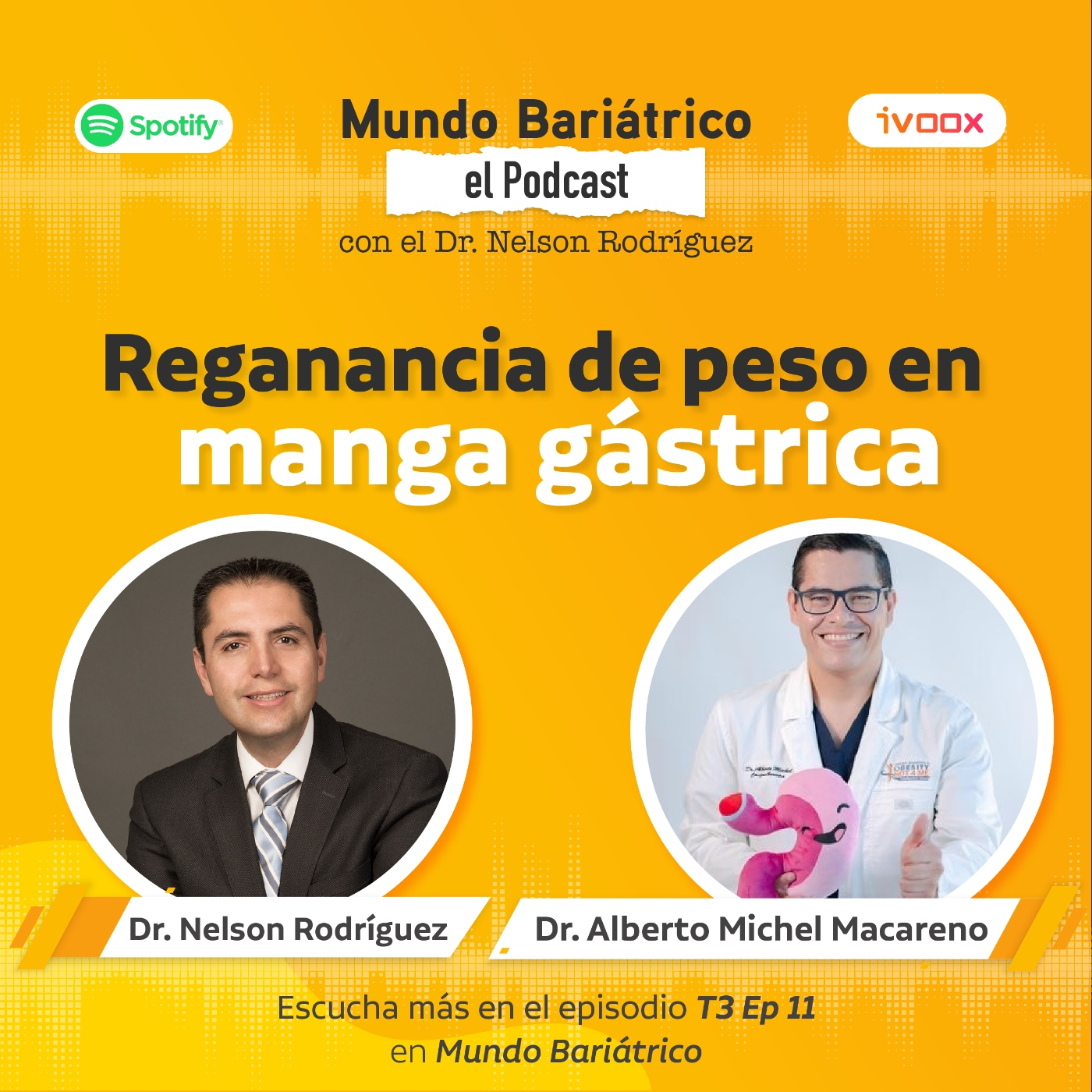 Mundo Bariátrico "Reganancia de peso en Manga Gástrica" T3 EP 11 episode artwork