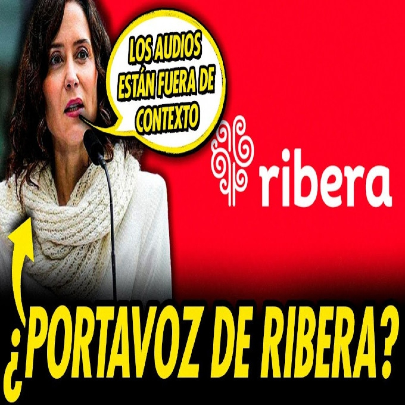 AYUSO HACE DE PORTAVOZ DE EL GRUPO RIBERA TRAS EL ESCÁNDALO SANITARIO