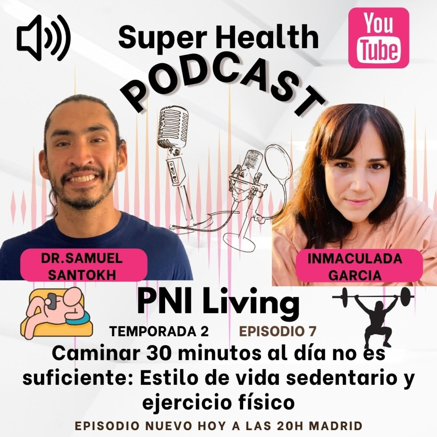 Caminar 30 minutos al día no es suficiente: Estilo de vida sedentario y ejercicio físico episode artwork