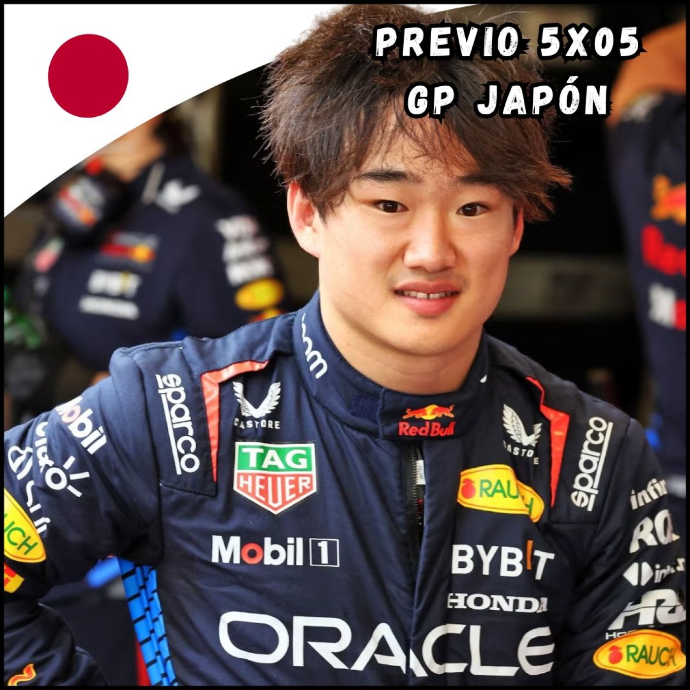 5x05 Previo GP de Japón I El modelo de la academia Red Bull está roto I Tsunoda reemplaza a Lawson en su casa episode artwork