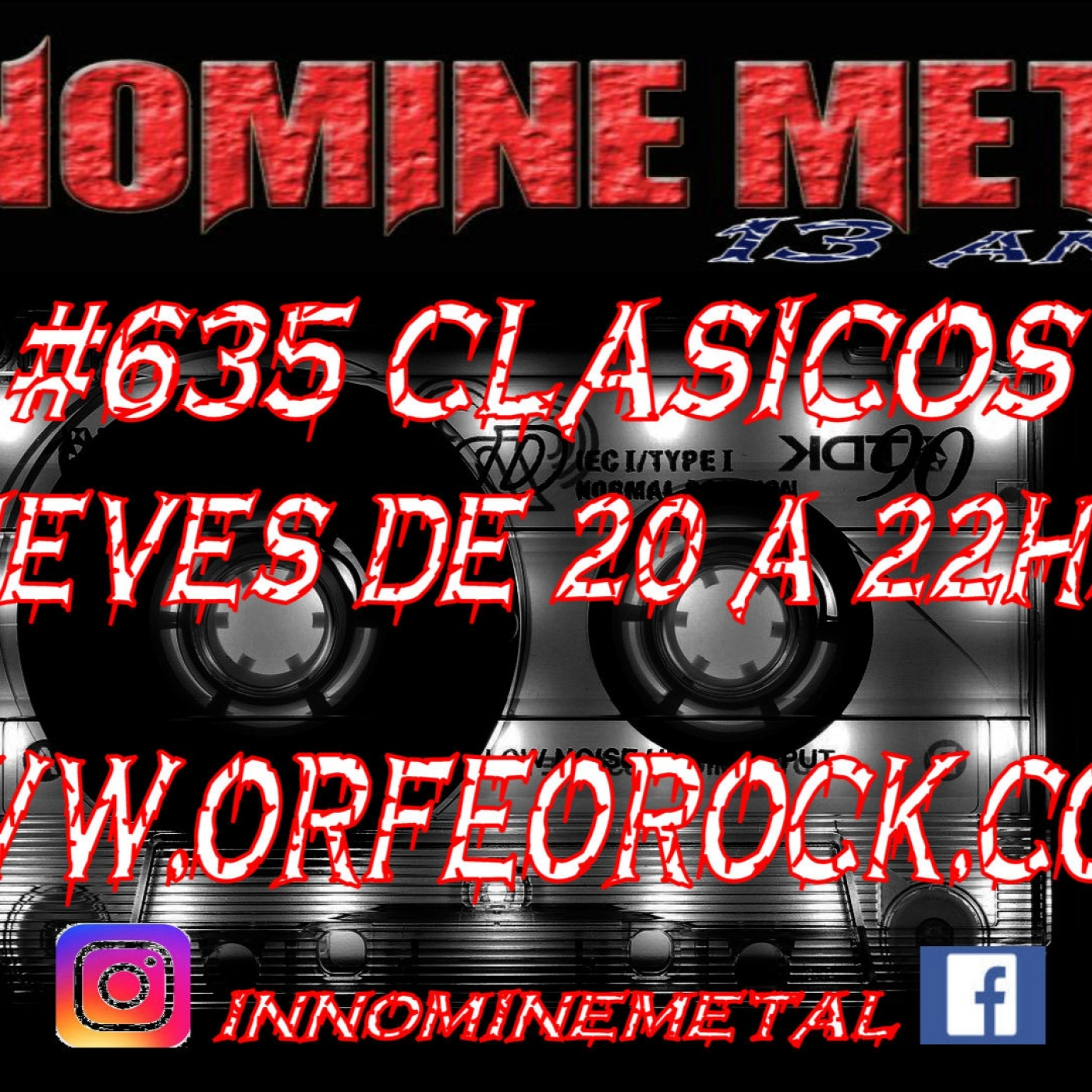 In Nomine Metal 635 - Jueves 22-09-2022 episode artwork