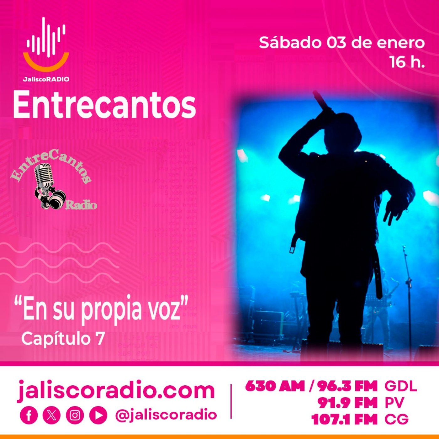 Programa Entrecantos 03 de enero, 2026: "En su propia voz" - Capítulo 7 episode artwork