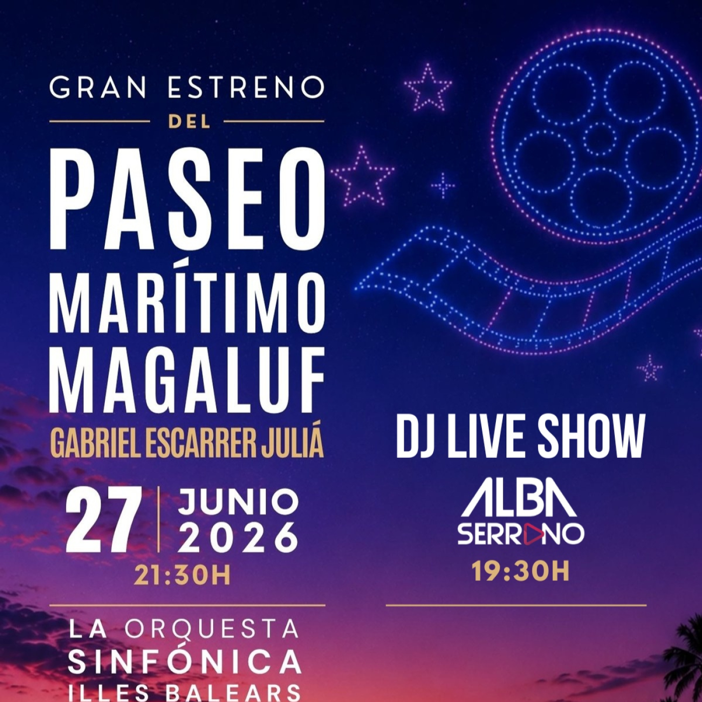 Hit FM en la inauguración del nuevo paseo marítimo de Magaluf a cargo de la Sinfónica episode artwork