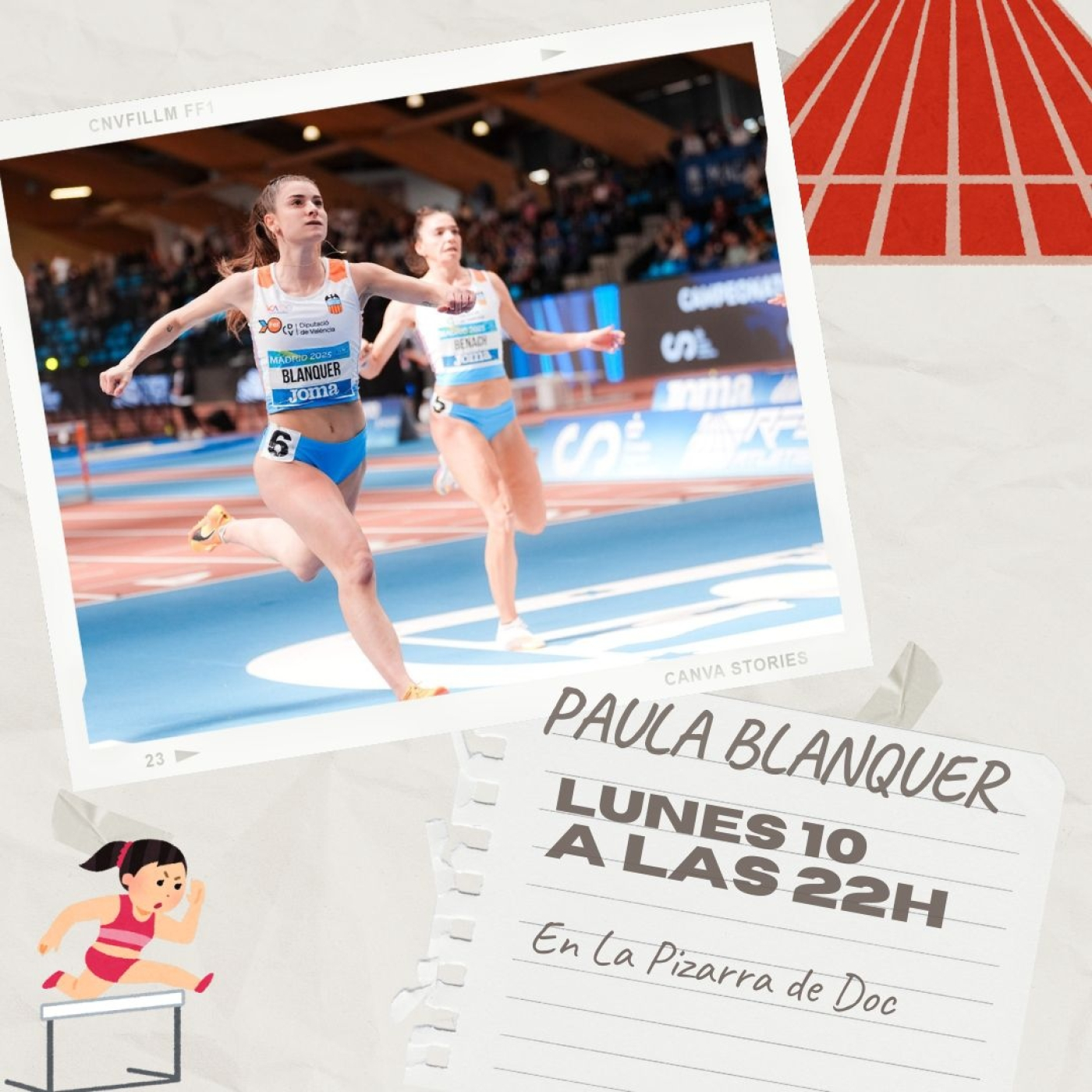 Hablamos con la CAMPEONA de ESPAÑA de los 60m valla, Paula Blanquer episode artwork