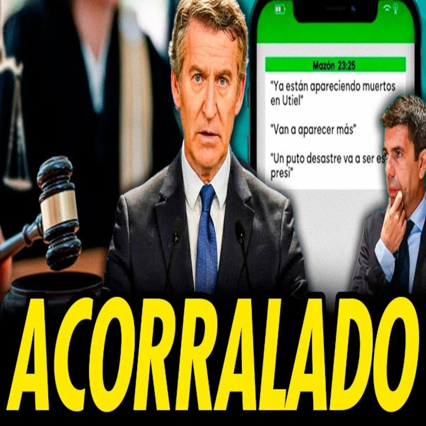 LA JUEZA DE LA DANA EXIGE LOS MENSAJES DE FEIJÓO Y SE CAE EL RELATO DEL PP