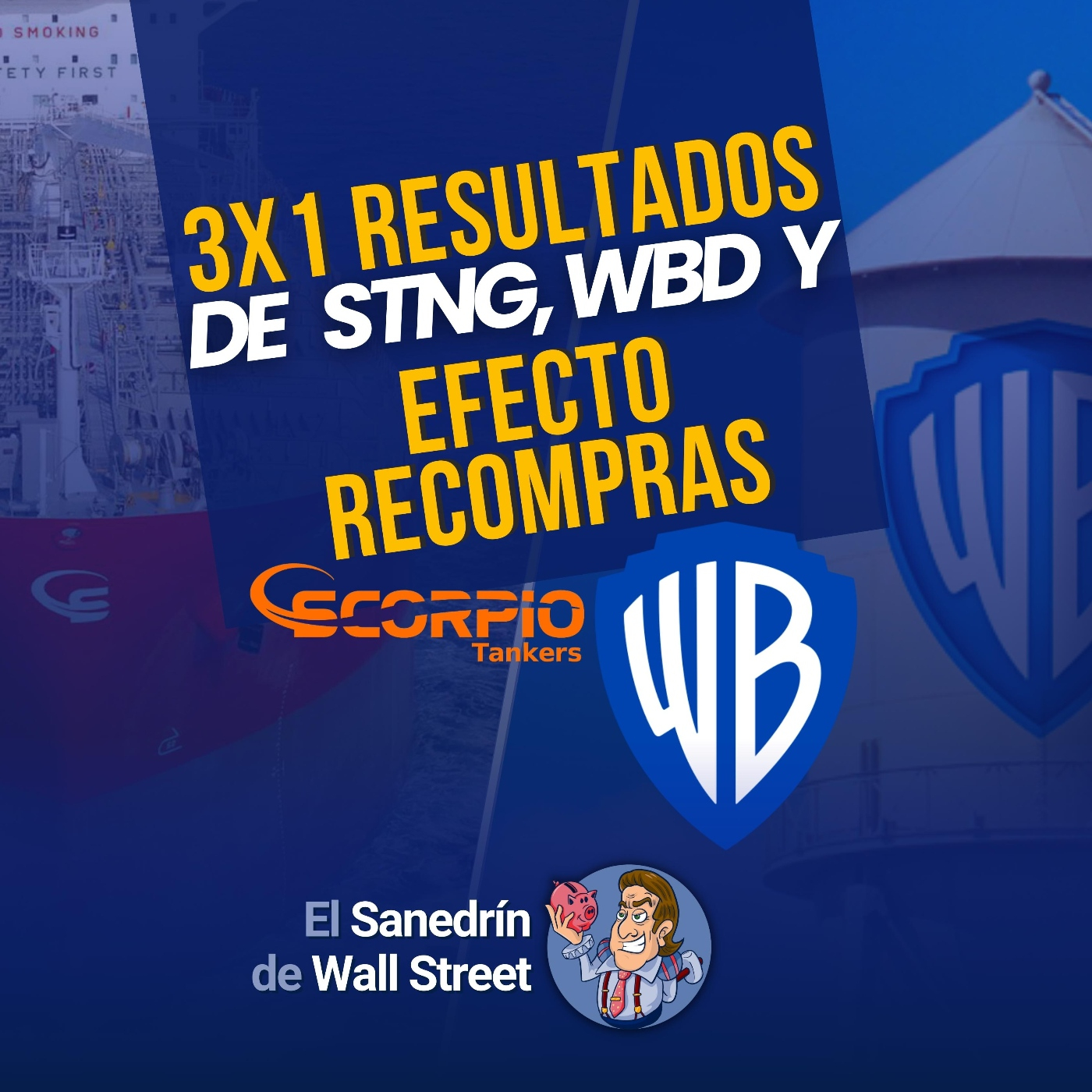 RECOMPRAS de ACCIONES ➡️ como afectan. Análisis STNG y WBD